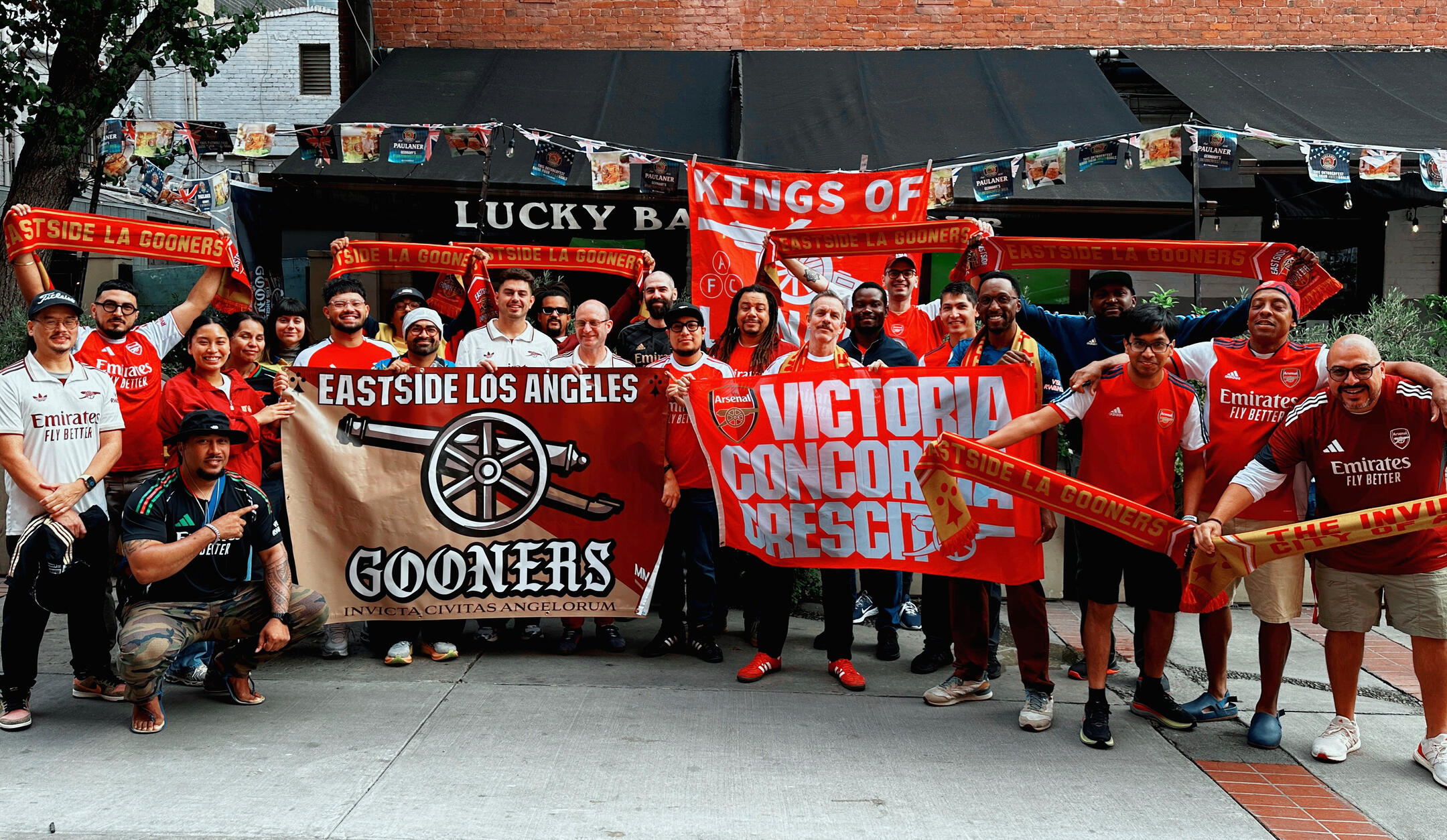 Group photo of Eastside Los Angeles Gooners Group photo of Eastside Los Angeles Gooners